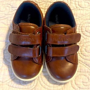 Nautica brown dress kids shoes, boy, size 8 kids